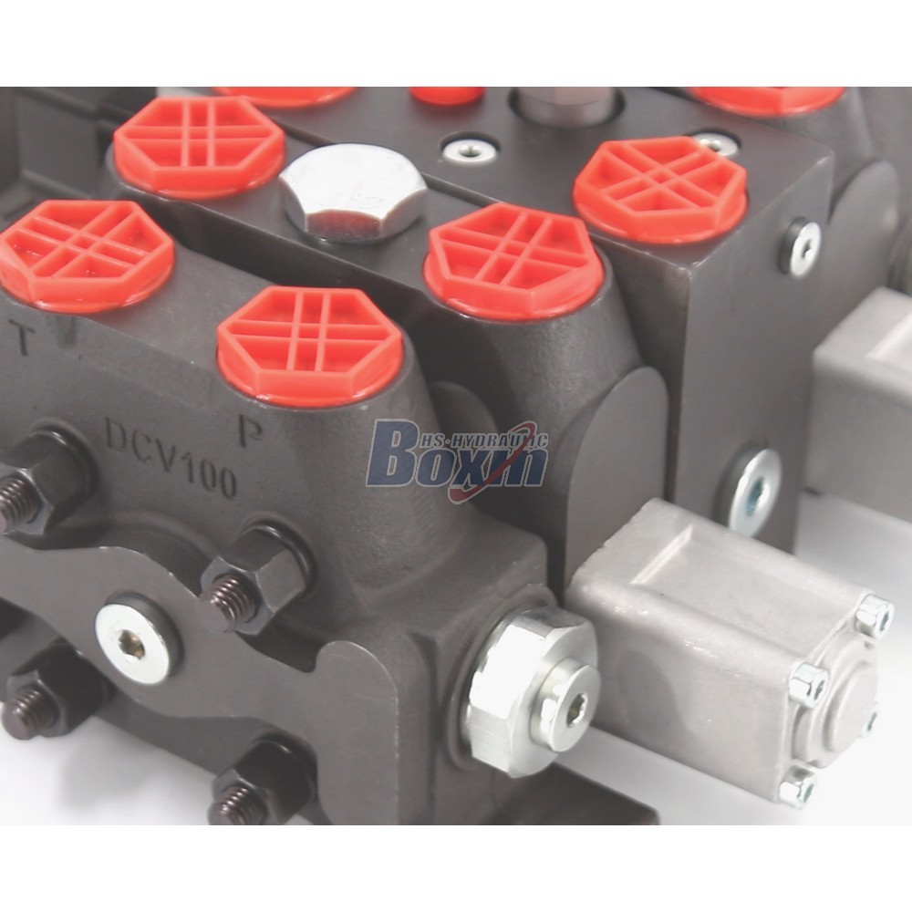 DCV100EMA-YT-JYT-J-K Electric motor 2 Spool Sectional Directional Valve detail image